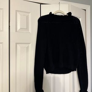 H&M black knit sweater